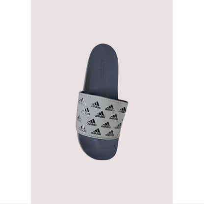 ADIDAS GREY-BLACK PRINTED SLIDE (PREMIUM QUALITY)