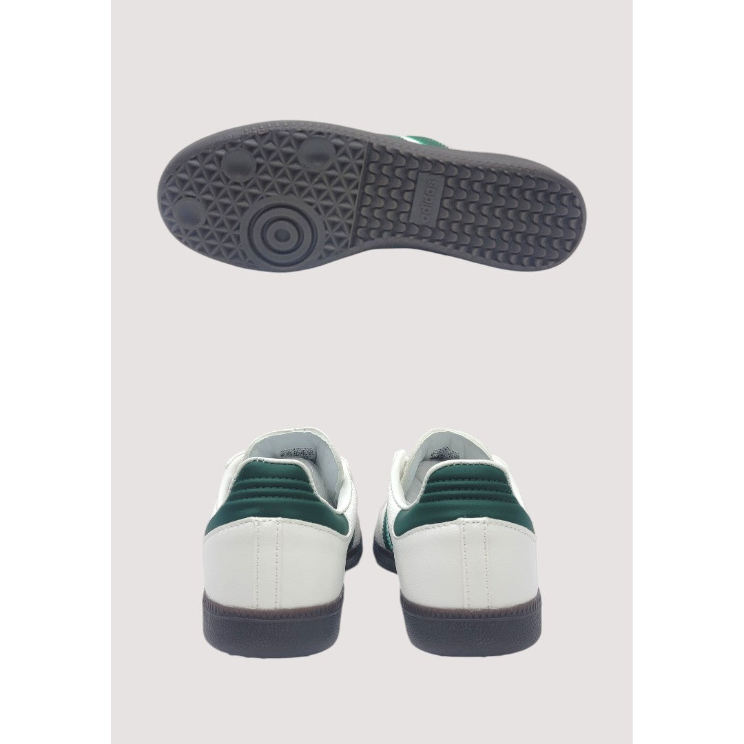 ADIDAS SAMBA OG CLOUD WHITE-GREEN SHOES