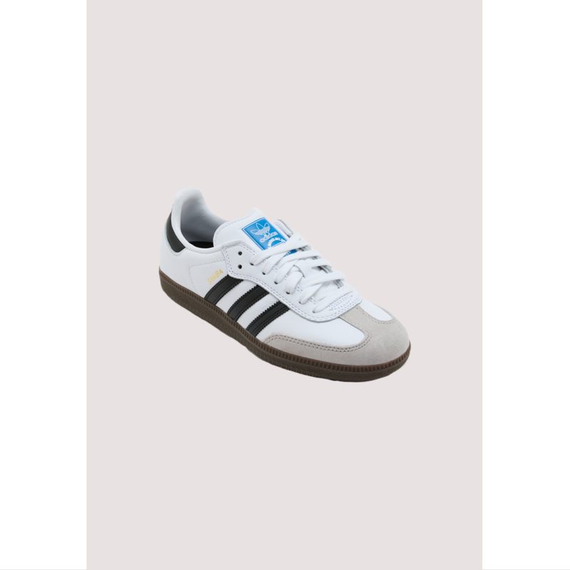 ADIDAS SAMBA OG WOMENS WHITE-BLACK STRIPE SHOES