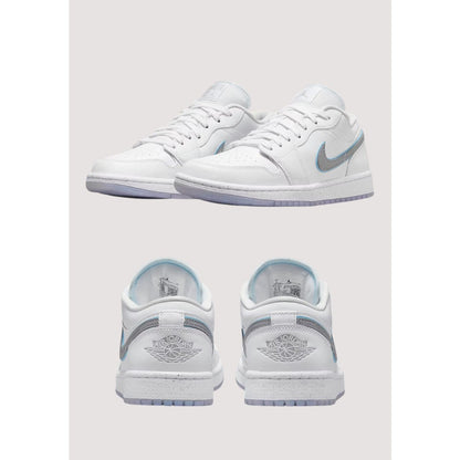 AIR JORDAN 1 LOW DARE TO FLY WHITE GREY REFLECTIVE
