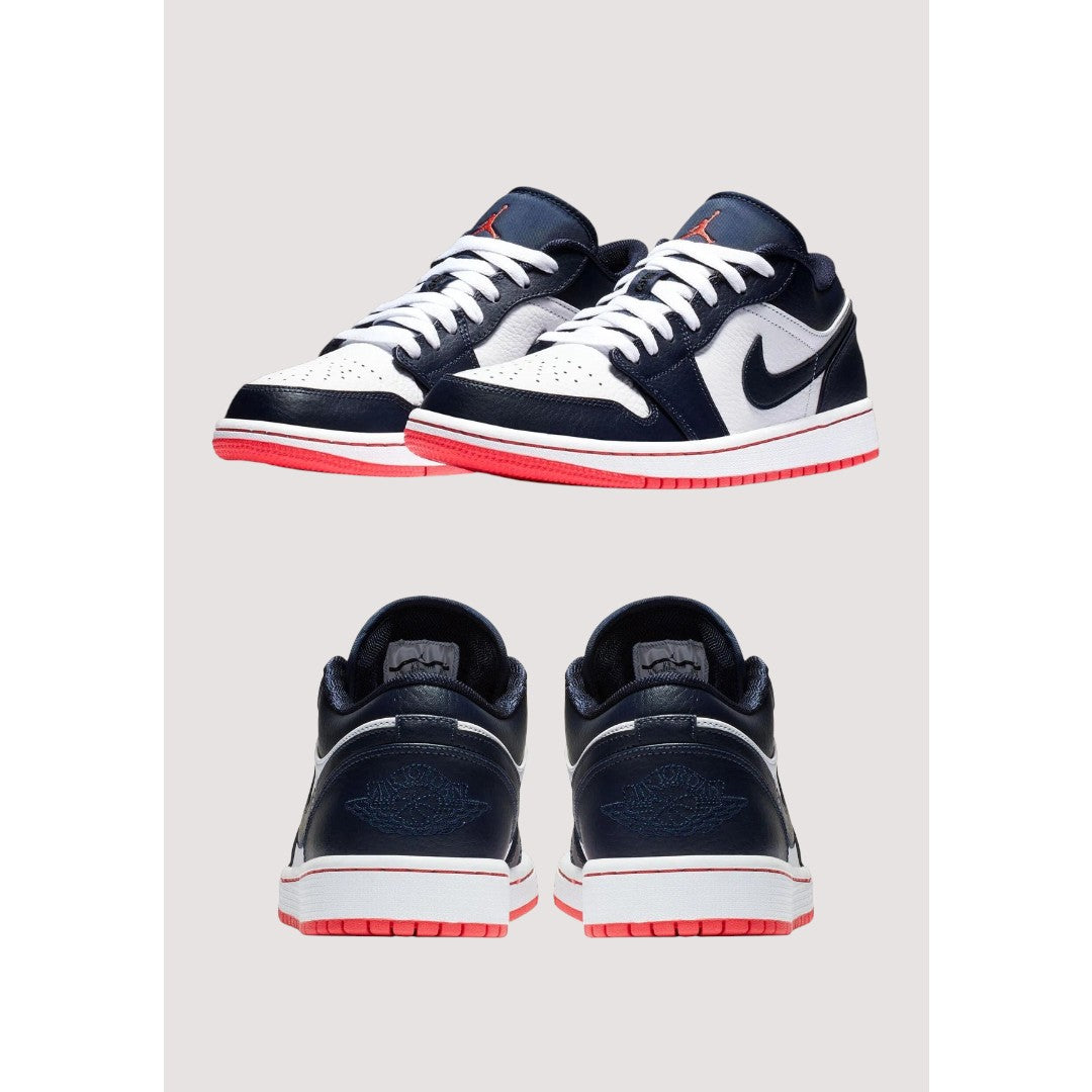 AIR JORDAN 1 LOW OBSIDIAN EMBER GLOW