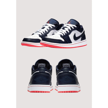 AIR JORDAN 1 LOW OBSIDIAN EMBER GLOW