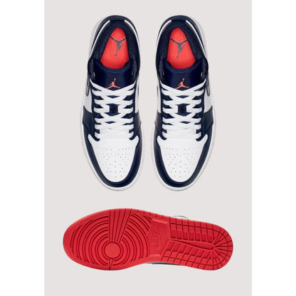 AIR JORDAN 1 LOW OBSIDIAN EMBER GLOW