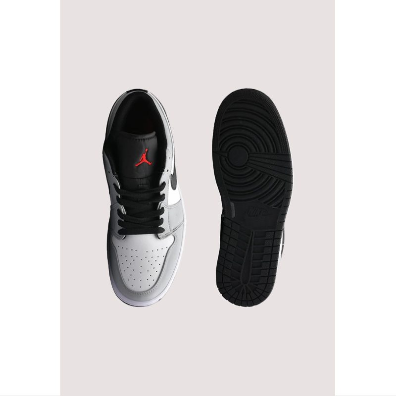 AIR JORDAN 1 LOW SMOKE GREY RED