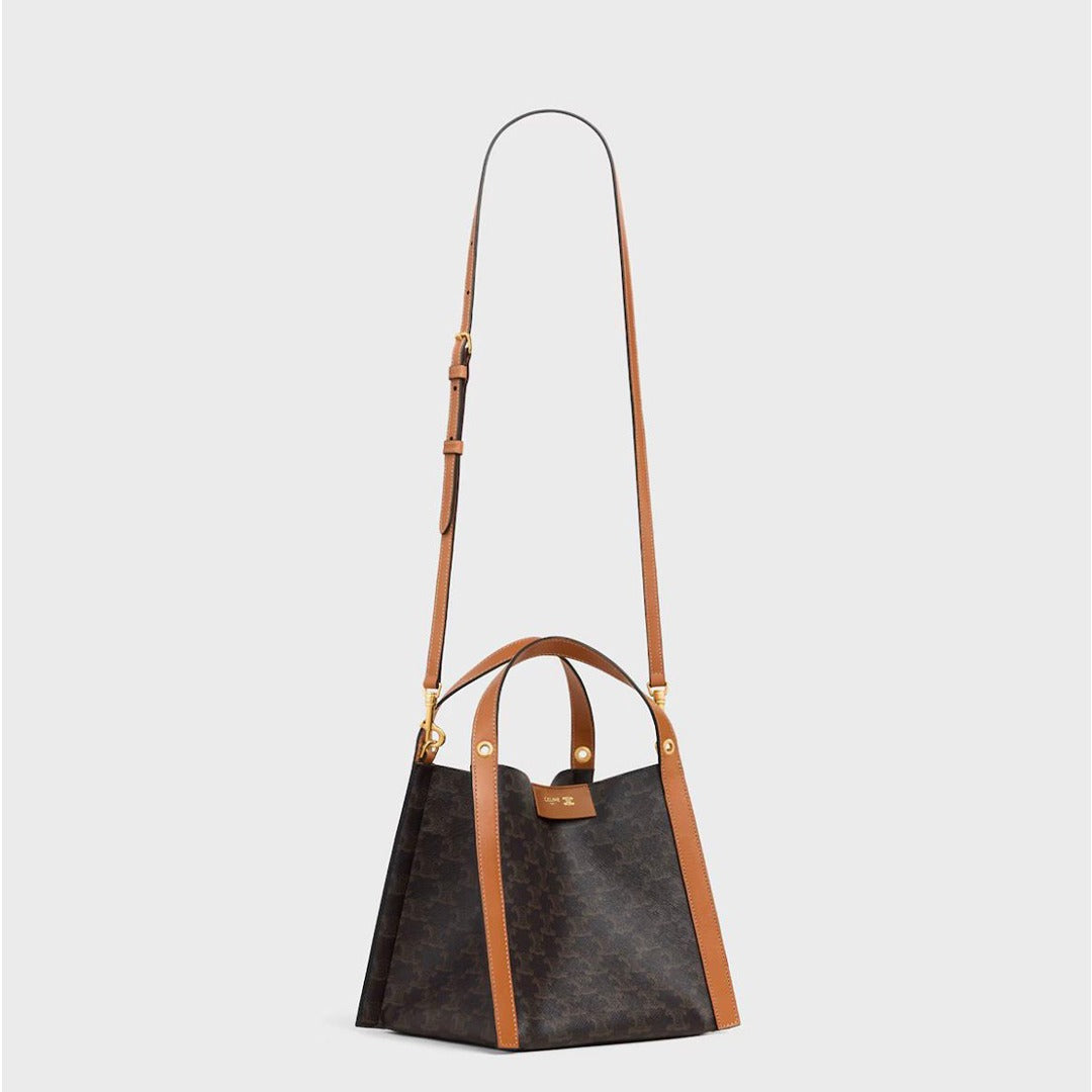 CELINE SMALL CUBE BAG TRIOMPHE CANVAS