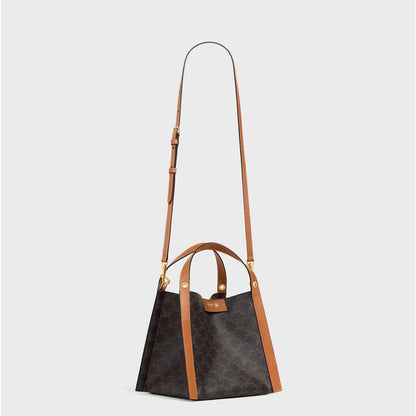 CELINE SMALL CUBE BAG TRIOMPHE CANVAS