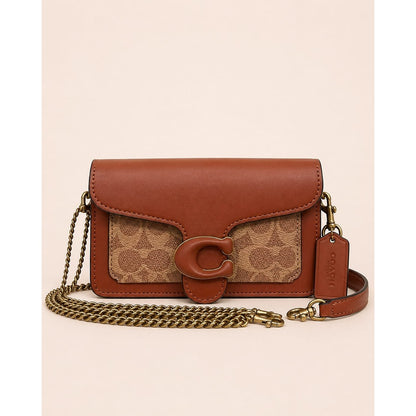 COACH TABBY CHAIN CLUTCH BAG