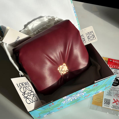 LOEWE GOYA ANAGRAM MINI PUFFER SHOULDER BAG