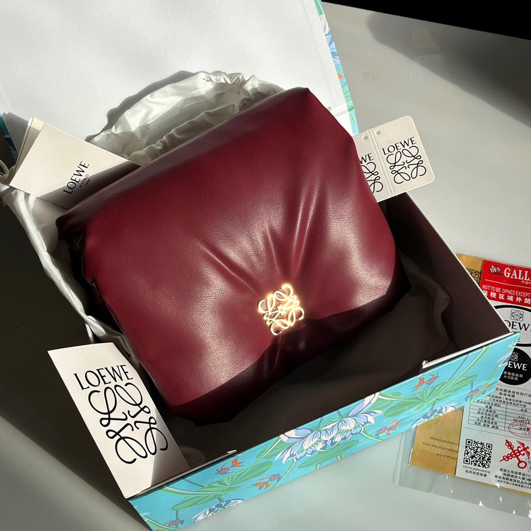 LOEWE GOYA ANAGRAM MINI PUFFER SHOULDER BAG