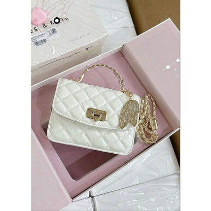 CHARLES & KEITH CRESSIDA QUILTED TOP HANDLE BAG QIXI GIFT SET