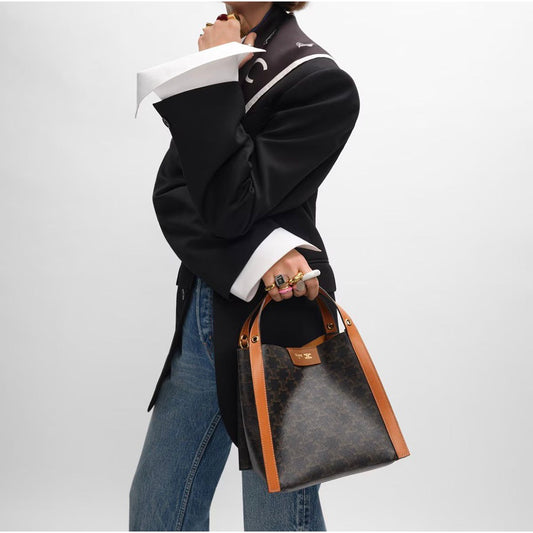 CELINE SMALL CUBE BAG TRIOMPHE CANVAS