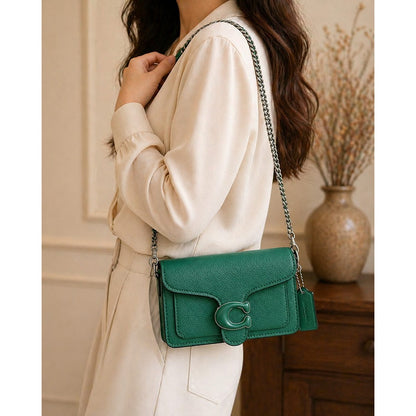 COACH TABBY CHAIN CLUTCH BAG