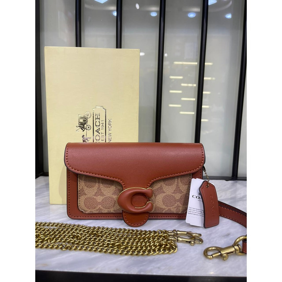 COACH TABBY CHAIN CLUTCH BAG