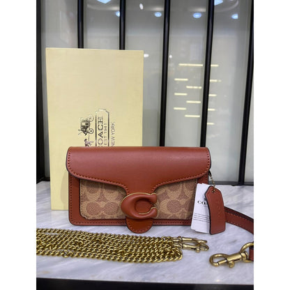 COACH TABBY CHAIN CLUTCH BAG