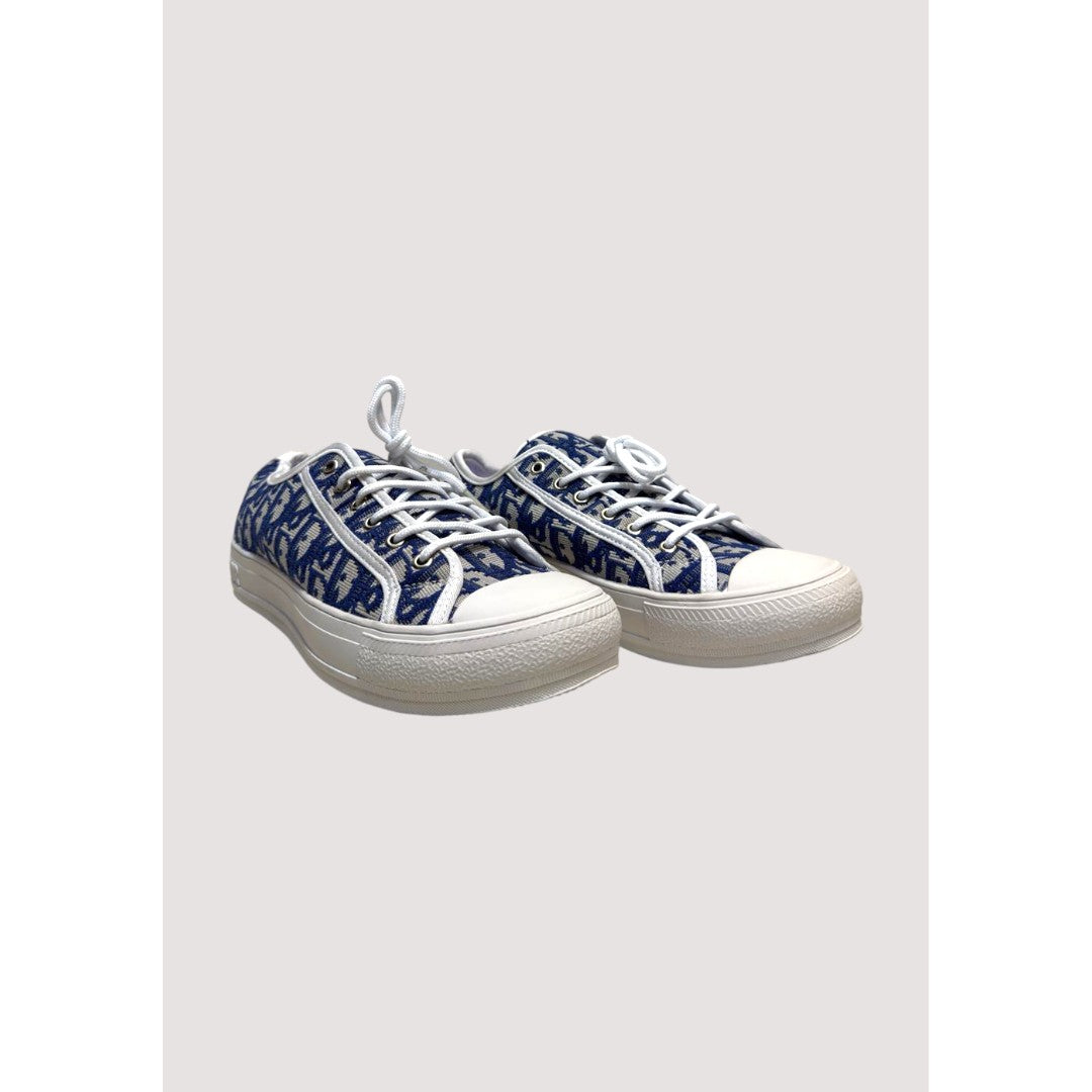 CHRISTIAN DIOR BLUE WHITE LOW TOP