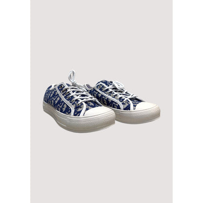 CHRISTIAN DIOR BLUE WHITE LOW TOP