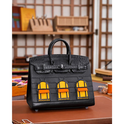 HERMES BIRKIN FAUBOURG SELLIER BLACK LIMITED EDITION