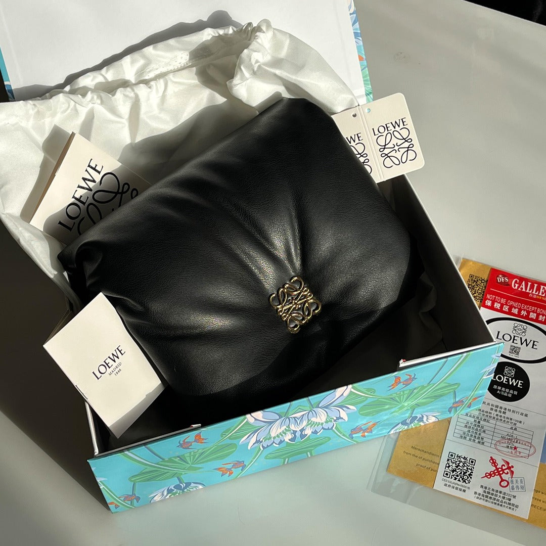 LOEWE GOYA ANAGRAM MINI PUFFER SHOULDER BAG