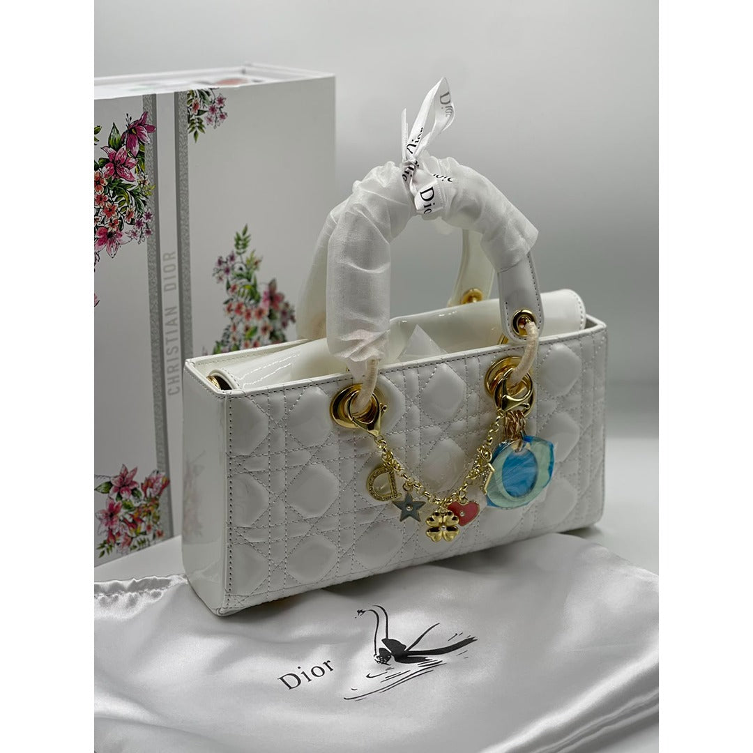 DIOR LADY D JOY ICONIC CANNAGE CHARMS