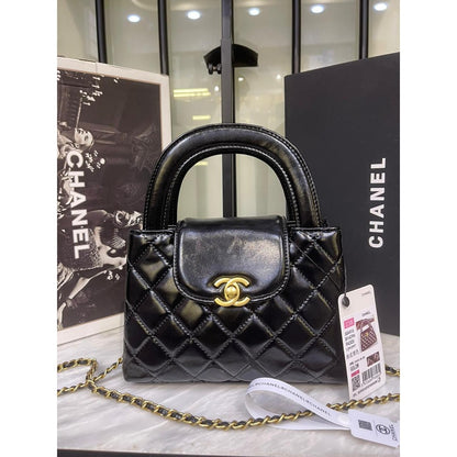CHANEL KELLY MINI FLAP BAG TOP HANDLE