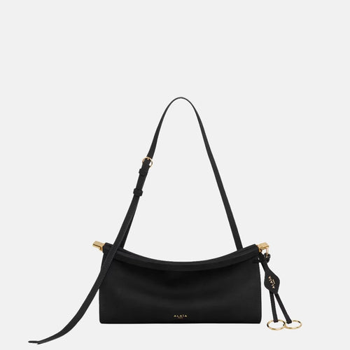 ALAÏA NOIR LE CLICK EAST WEST MEDIUM CURVE BAG