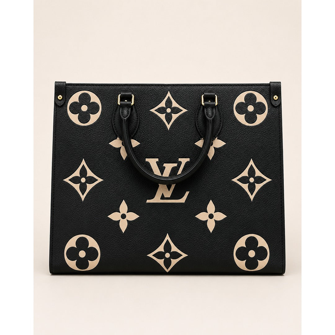 LOUIS VUITTON ONTHEGO EMBOSSED MEDIUM TOTE BAG