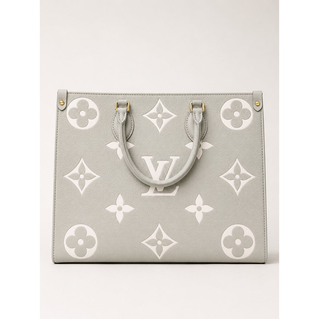 LOUIS VUITTON ONTHEGO EMBOSSED MEDIUM TOTE BAG