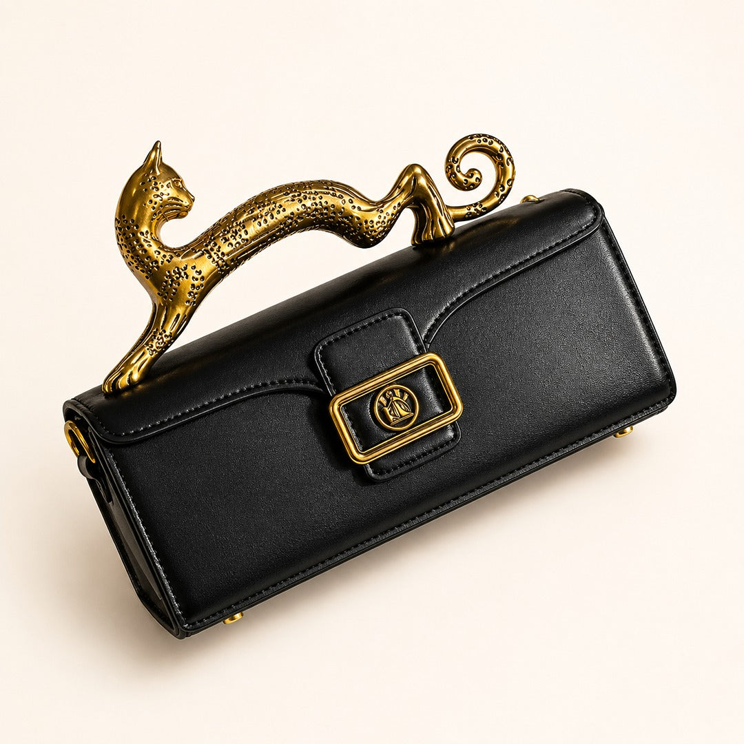 LANVIN PENCIL CAT MATTE HANDLE BAG