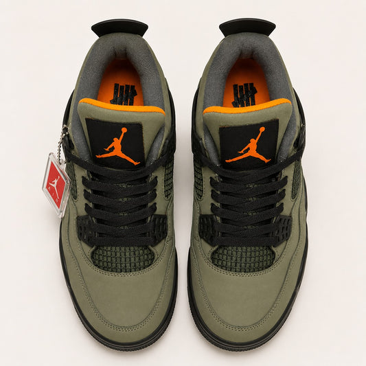 NIKE AIR JORDAN RETRO 4 OLIVE GREEN SHOES
