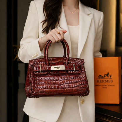 HERMES CROCODILE HANDBAG