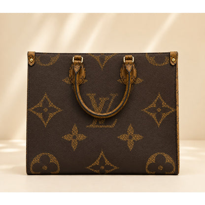 LOUIS VUITTON ONTHEGO EMBOSSED MEDIUM TOTE BAG