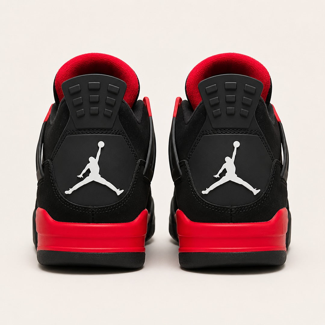 NIKE AIR JORDAN RETRO 4 THUNDER RED BLACK
