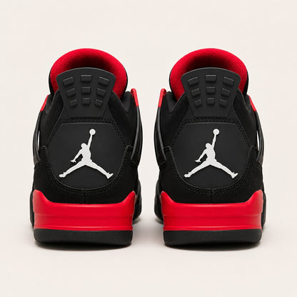 NIKE AIR JORDAN RETRO 4 THUNDER RED BLACK