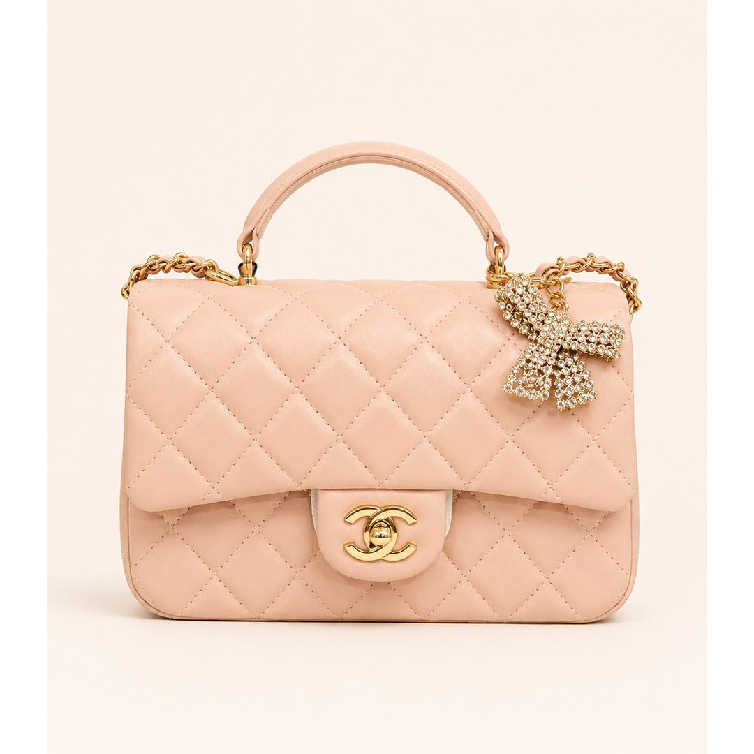 CHANEL MINI RECTANGULAR FLAP TOP HANDLE BAG