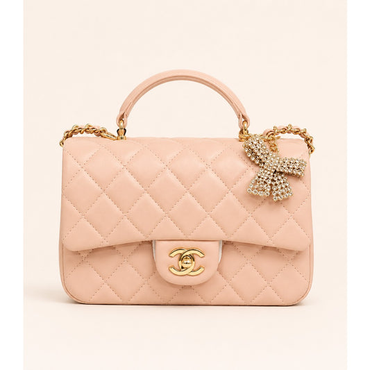 CHANEL MINI RECTANGULAR FLAP TOP HANDLE BAG