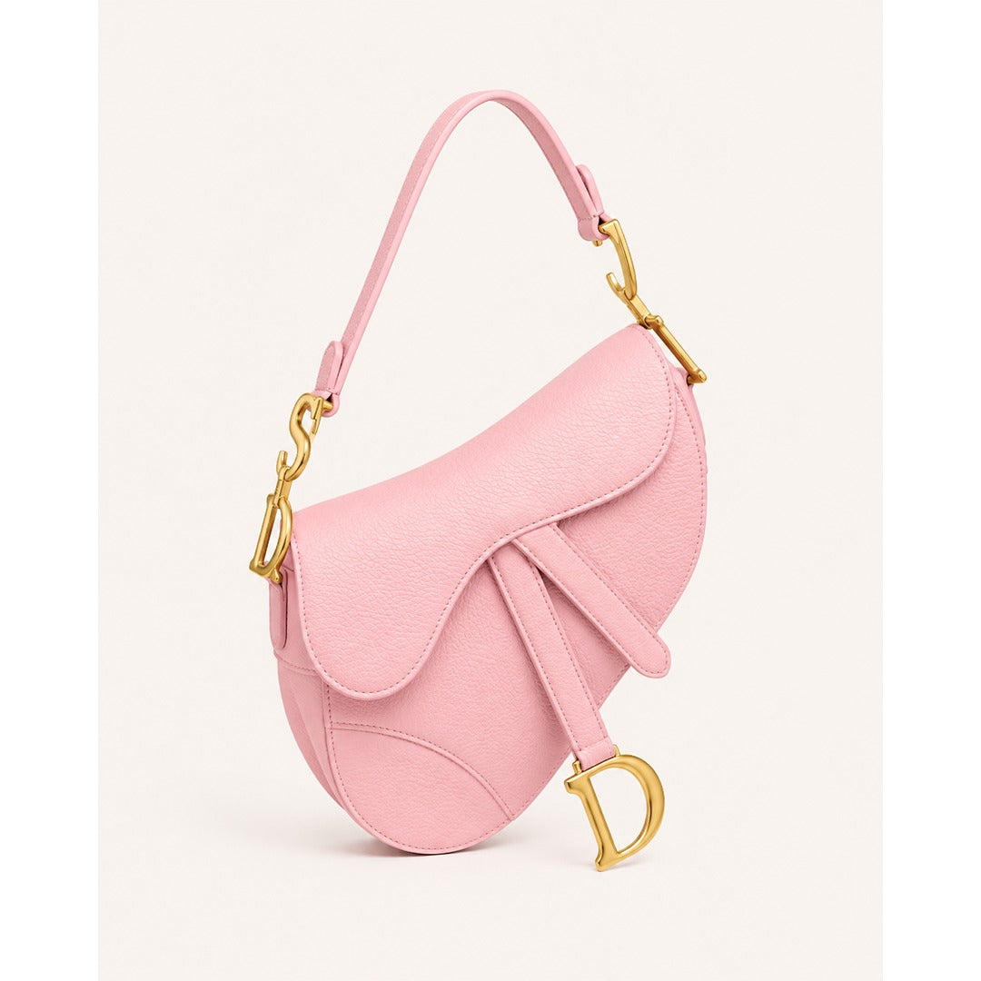 CHRISTIAN DIOR SADDLE LEATHER MINI HANDBAG