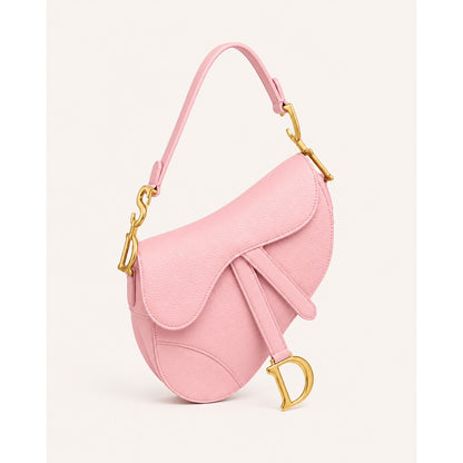 CHRISTIAN DIOR SADDLE LEATHER MINI HANDBAG