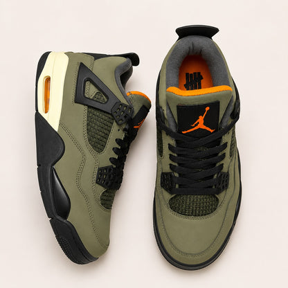 NIKE AIR JORDAN RETRO 4 OLIVE GREEN SHOES