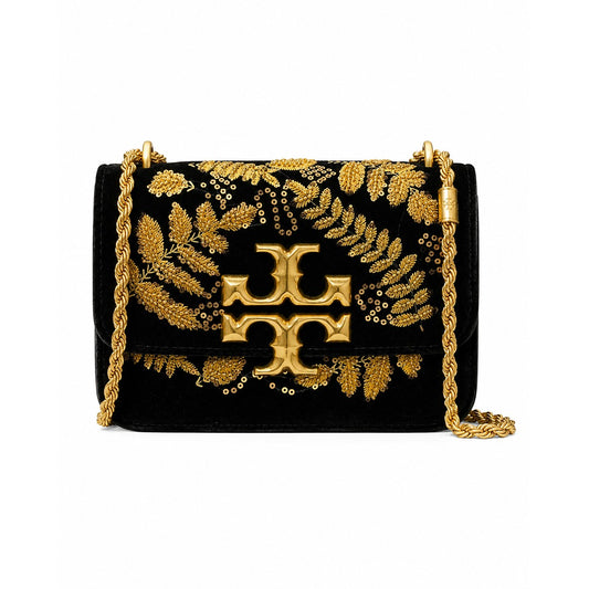 TORY BURCH ELEANOR EMBROIDERED VELVET