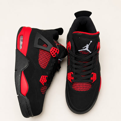 NIKE AIR JORDAN RETRO 4 THUNDER RED BLACK