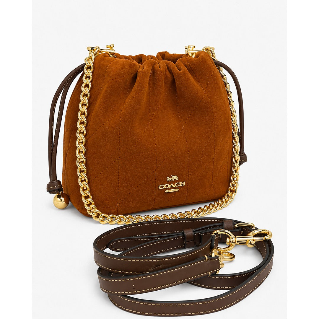 COACH FAYE MINI DRAWSTRING BUCKET BAG