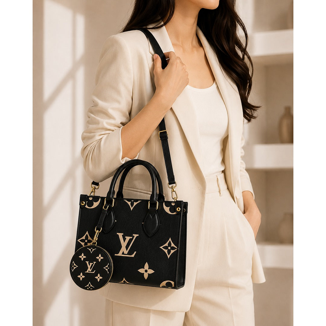 LOUIS VUITTON ONTHE GO PM MONOGRAM BAG