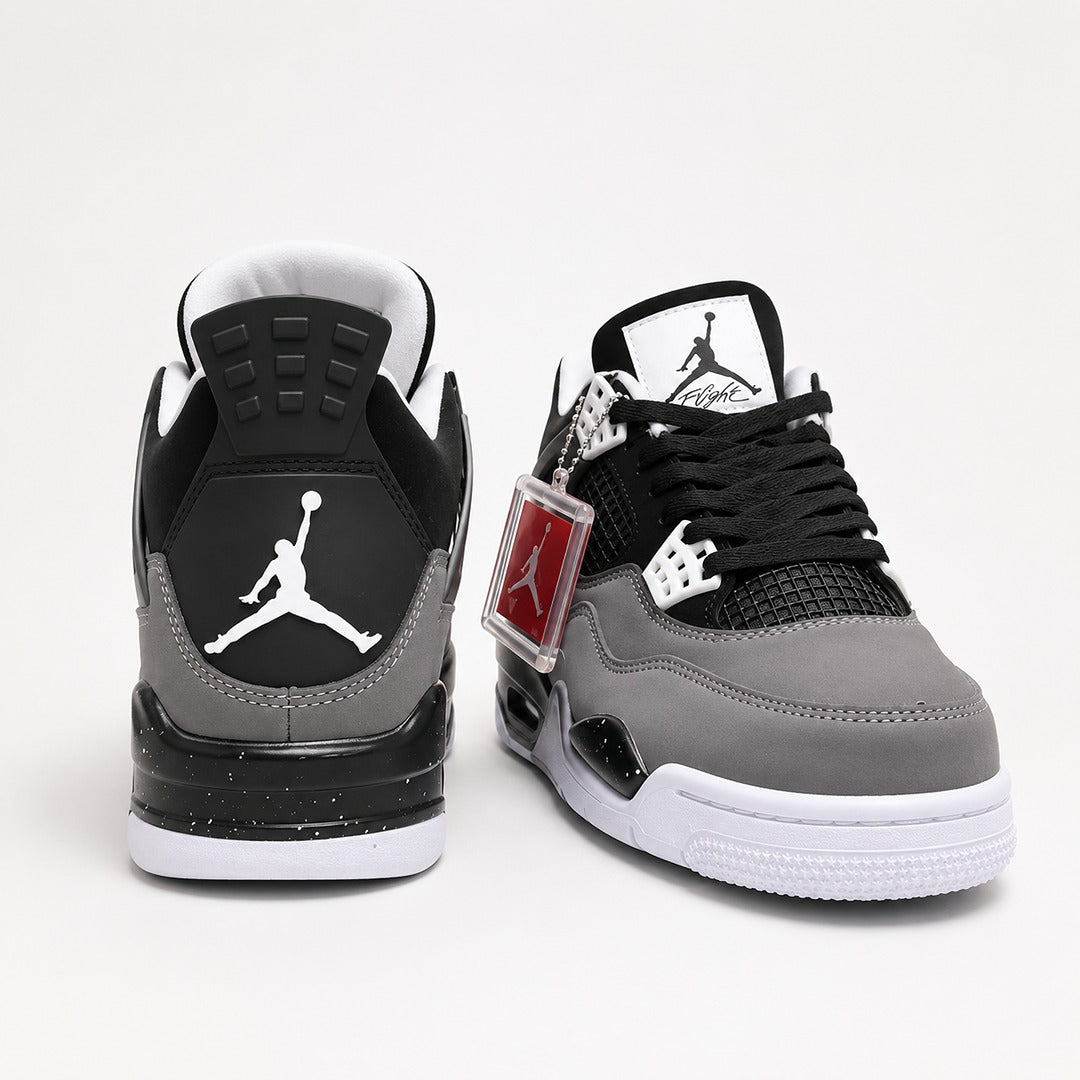 NIKE AIR JORDAN RETRO 4 CEMENT GREY SHOES
