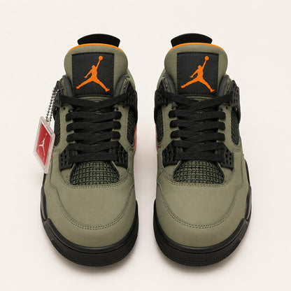 NIKE AIR JORDAN RETRO 4 OLIVE GREEN SHOES