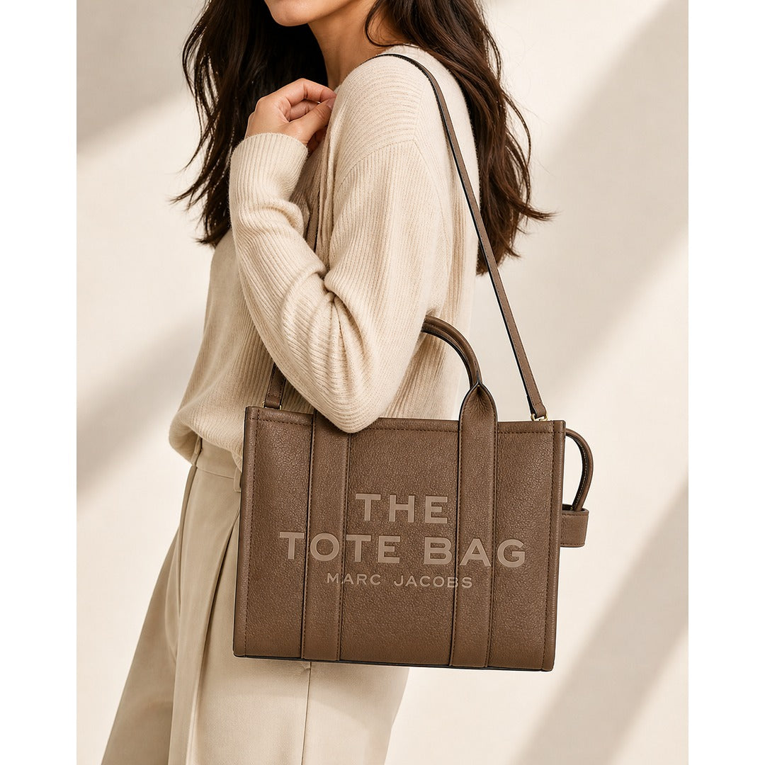 MARC JACOBS THE LEATHER TOTE BAG