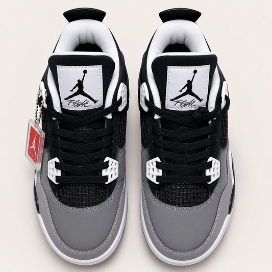 NIKE AIR JORDAN RETRO 4 CEMENT GREY SHOES