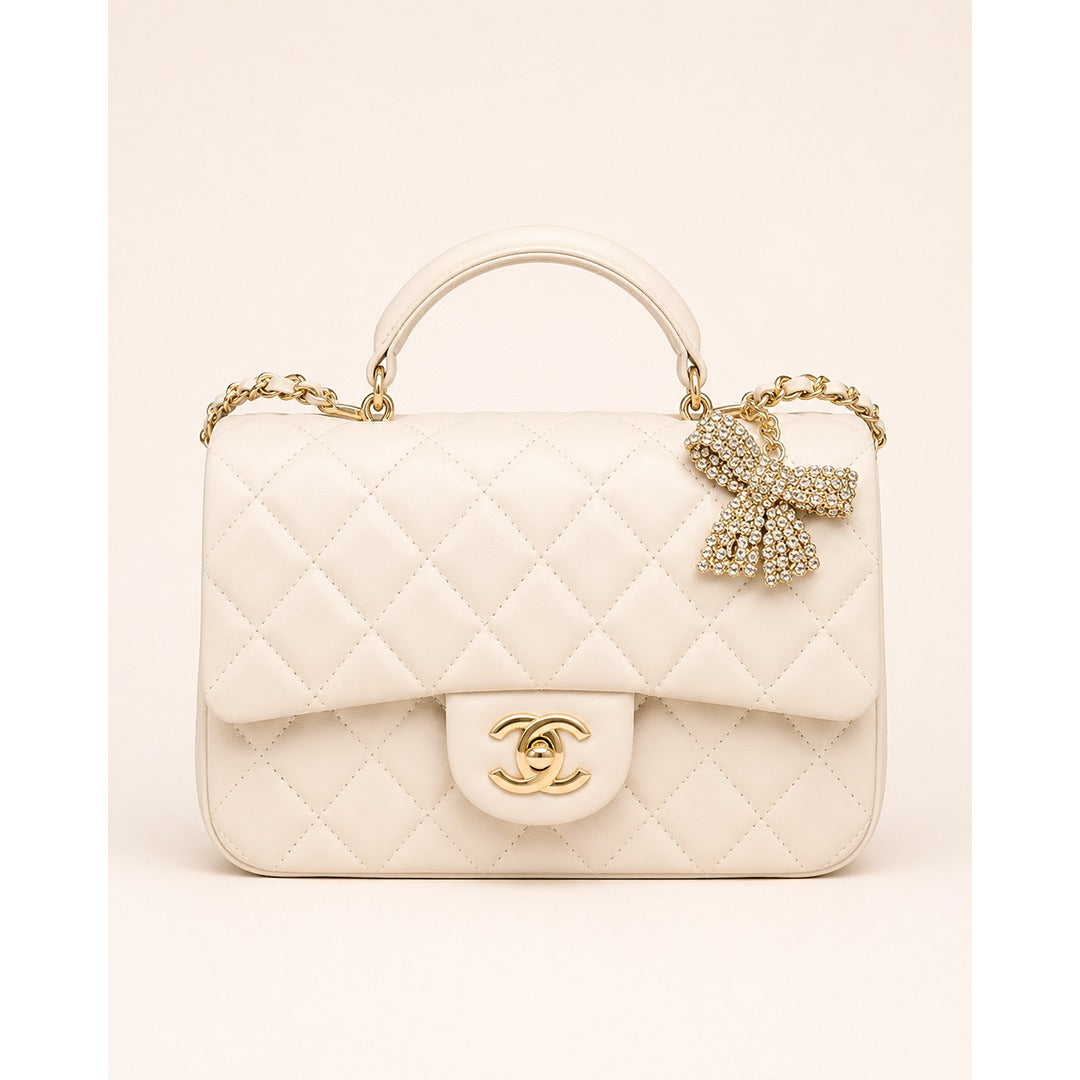 CHANEL MINI RECTANGULAR FLAP TOP HANDLE BAG