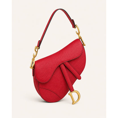 CHRISTIAN DIOR SADDLE LEATHER MINI HANDBAG