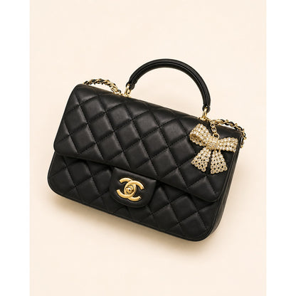 CHANEL MINI RECTANGULAR FLAP TOP HANDLE BAG