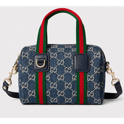 GUCCI MINI GG CANVAS TOP HANDBAG